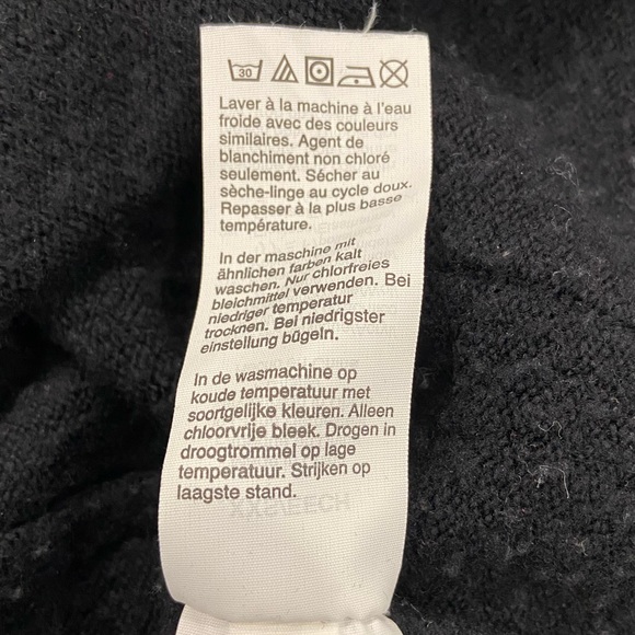 Madewell - Short Kent Ex-Boyfriend Cardigan - Black - Size XXS - Picture 5 of 5